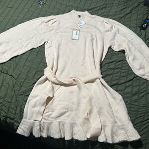 PAIGE Cream Cardigan Sweater Cozy Knit